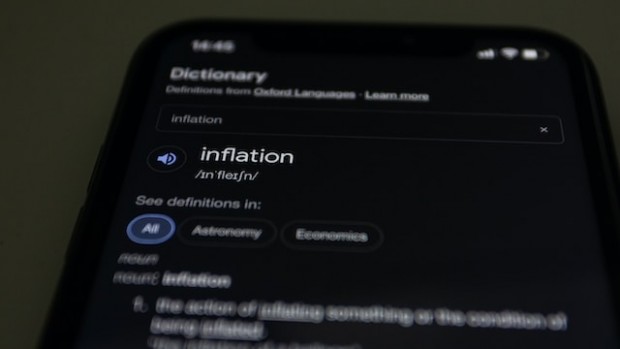 Meaning of Inflation on the phone