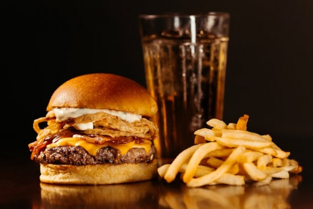 Burger, Fries, Drink