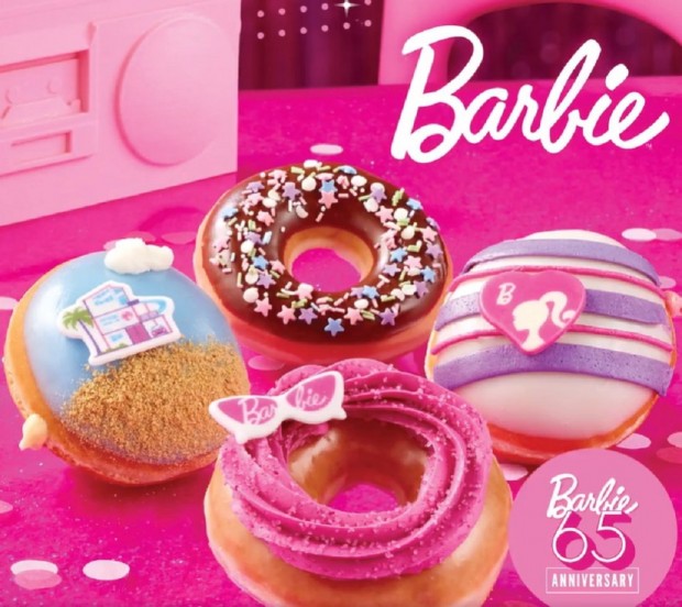 Barbie Doughnuts Arrive at Krispy Kreme Just in Time for the Icon’s