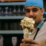 Man holding an ice cream