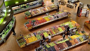 Supermarket stalls